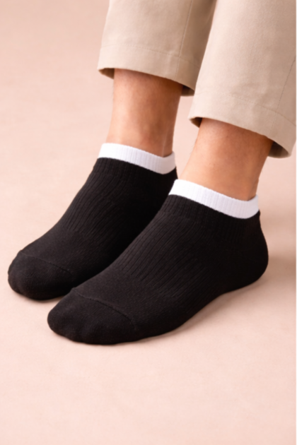 Gurajo Paris Men's Ankle Socks - Black