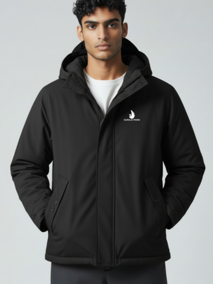 Gurajo Paris Men’s Premium Hooded Winter Jacket