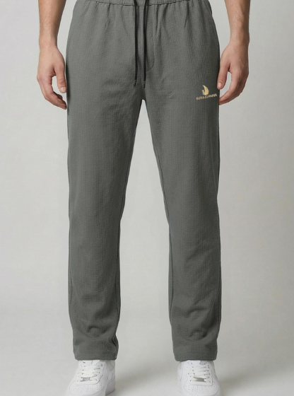 Men’s Grey Check Terry Plain Lower