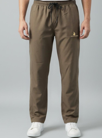 Men’s Khaki  Check Terry Plain Lower