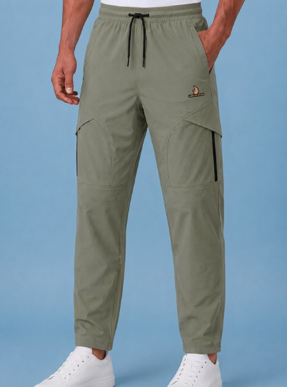 Men’s Light Olive NS Check Cargo