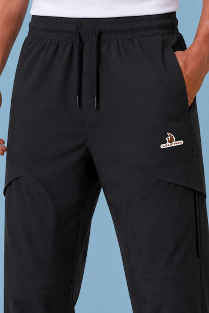 Men’s Black NS Check Cargo - Image 2