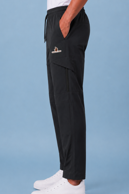 Men’s Black NS Check Cargo - Image 3