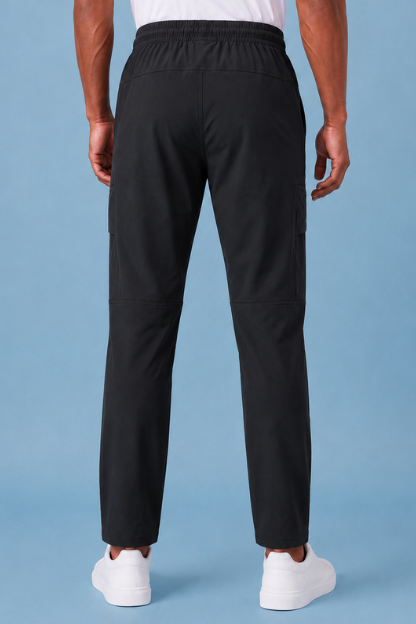Men’s Black NS Check Cargo - Image 4