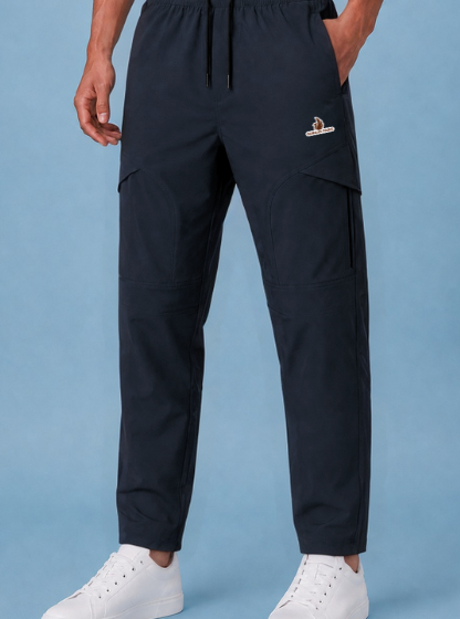 Men’s Navy Blue NS Check Cargo